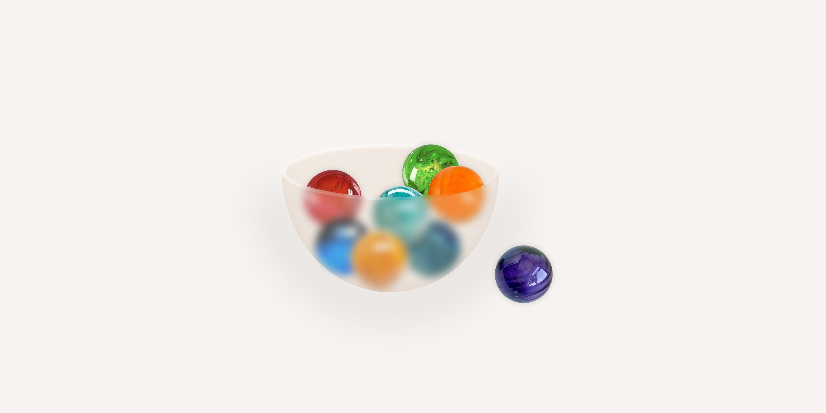 Marble drop animation